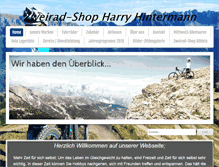Tablet Screenshot of hintermann-racing.ch